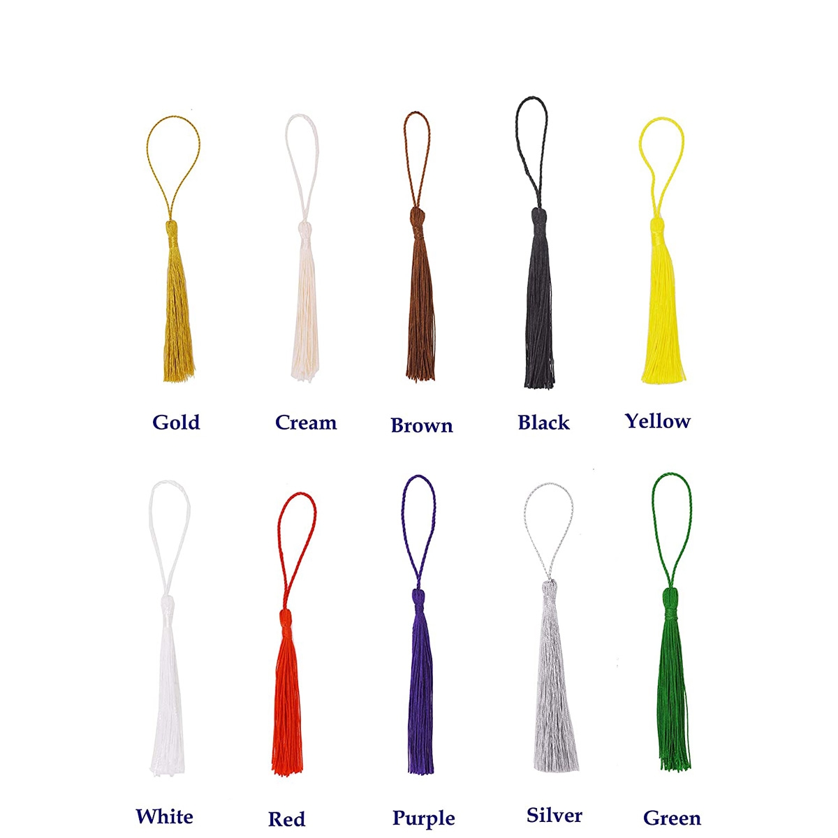 Crafts Bookmark Tassels for Crafts – Mini Tassels for Bookmarks Jewelry Making Graduation 